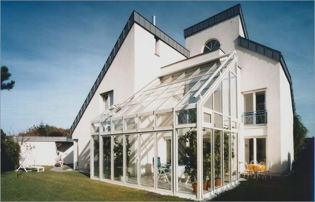Домашний зимний сад: стекло в алюминиевом профиле