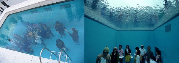 Иллюзорный бассейн в Японии