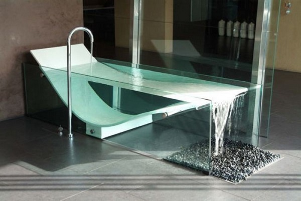 Идея стеклянной ванной